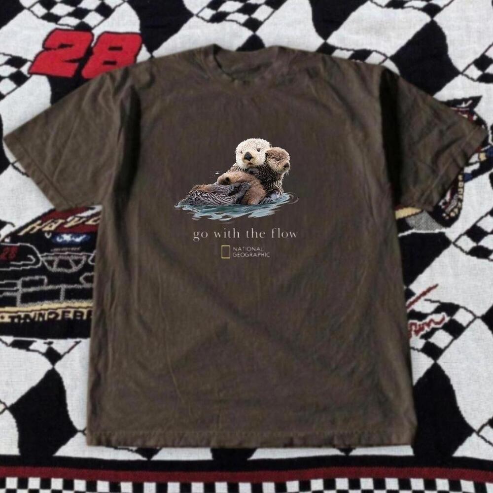 Gildan Brown T Shirt National Geographic Brown Otter T Shirt 2
